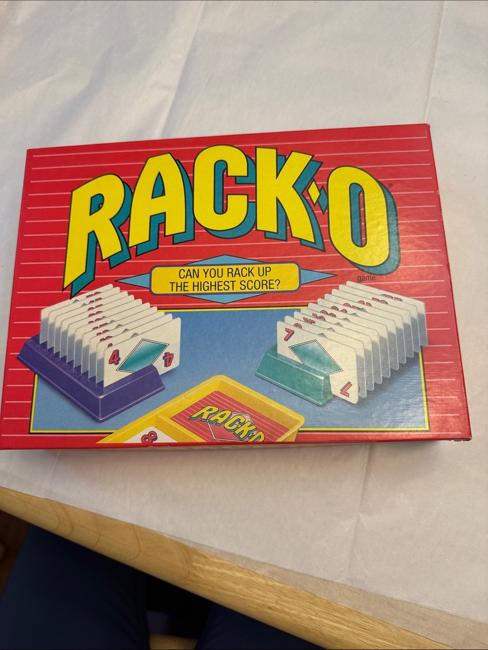 Rack-O Vintage Board Game Box USA 🇺🇸 made excellent condition